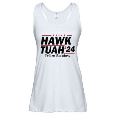 Hawk Tush Spit On That Thing Presidential Candidate Parody Ladies Essential Flowy Tank