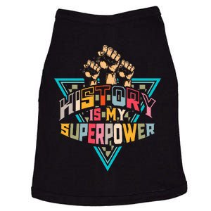 History Teacher Superpower Funny Historian Social Studies Doggie Tank