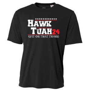 Hawk Tush Spit On That Thing Presidential Candidate Parody Cooling Performance Crew T-Shirt