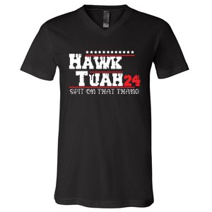 Hawk Tush Spit On That Thing Presidential Candidate Parody V-Neck T-Shirt