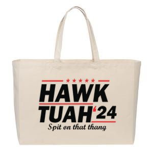 Hawk Tush Spit On That Thing Presidential Candidate Parody Cotton Canvas Jumbo Tote