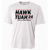 Hawk Tush Spit On That Thing Presidential Candidate Parody Cooling Performance Crew T-Shirt