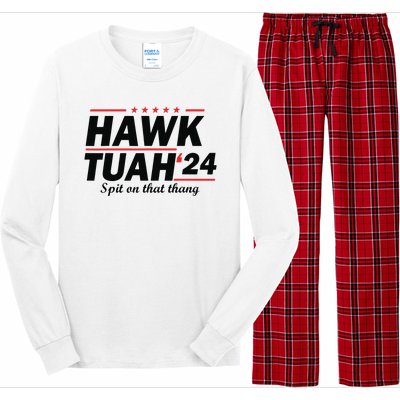 Hawk Tush Spit On That Thing Presidential Candidate Parody Long Sleeve Pajama Set