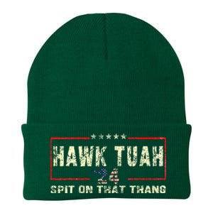 Hawk Tush Spit On That Thing Presidential Candidate Parody Knit Cap Winter Beanie