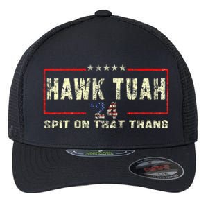 Hawk Tush Spit On That Thing Presidential Candidate Parody Flexfit Unipanel Trucker Cap