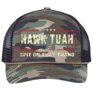 Hawk Tush Spit On That Thing Presidential Candidate Parody Retro Rope Trucker Hat Cap