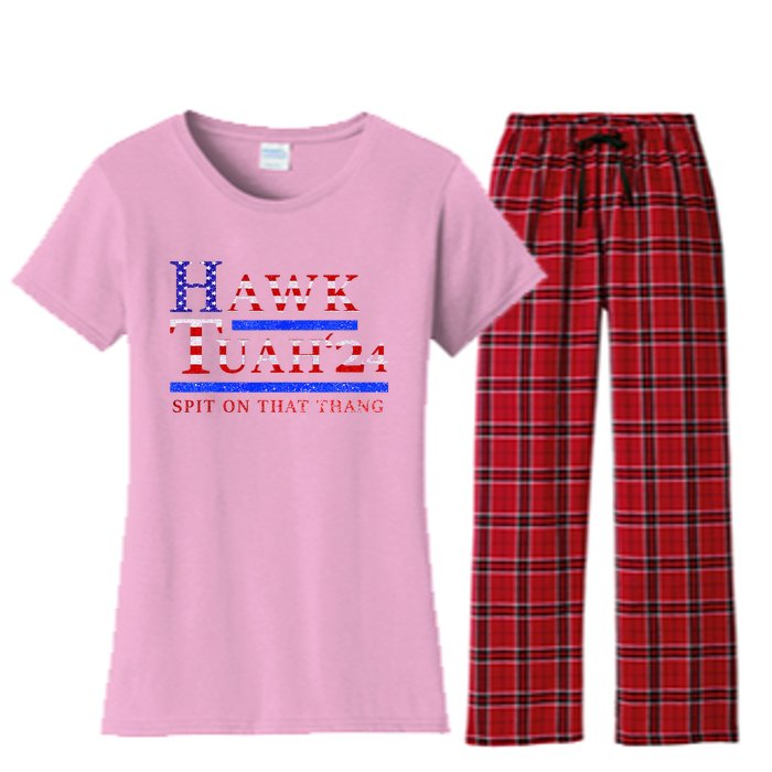 Hawk Tush Spit On That Thing Presidential Candidate Women's Flannel Pajama Set