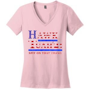 Hawk Tush Spit On That Thing Presidential Candidate Women's V-Neck T-Shirt