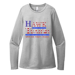 Hawk Tush Spit On That Thing Presidential Candidate Womens CVC Long Sleeve Shirt