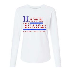 Hawk Tush Spit On That Thing Presidential Candidate Womens Cotton Relaxed Long Sleeve T-Shirt