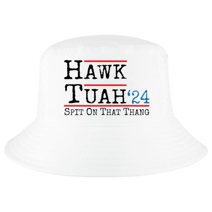 Hawk Tuah Spit On That Thing Presidential Candidate Parody Cool Comfort Performance Bucket Hat