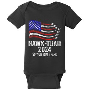 Hawk Tuah Spit On That Thing Presidential Candidate Parody Baby Bodysuit