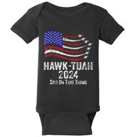 Hawk Tuah Spit On That Thing Presidential Candidate Parody Baby Bodysuit