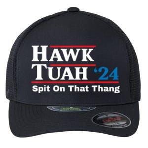 Hawk Tush Spit On That Thing Presidential Candidate Parody Flexfit Unipanel Trucker Cap