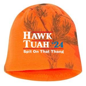 Hawk Tush Spit On That Thing Presidential Candidate Parody Kati - Camo Knit Beanie