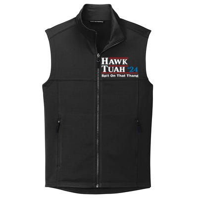 Hawk Tush Spit On That Thing Presidential Candidate Parody Collective Smooth Fleece Vest