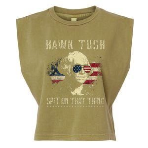 Hawk Tush Spit On That Thing 2024 Parody Election Garment-Dyed Women's Muscle Tee