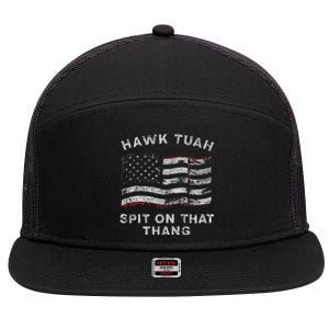 Hawk Tush Spit On That Thang Viral Election Parody America 7 Panel Mesh Trucker Snapback Hat