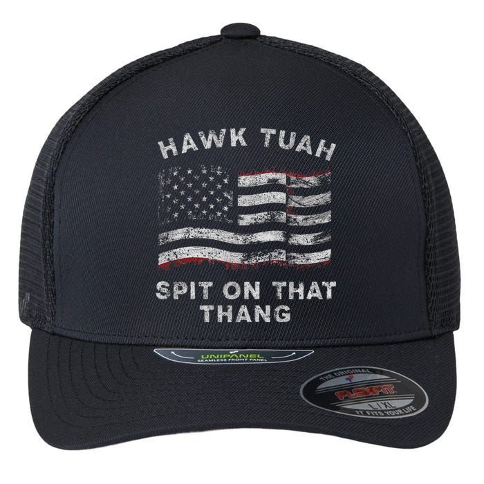 Hawk Tush Spit On That Thang Viral Election Parody America Flexfit Unipanel Trucker Cap