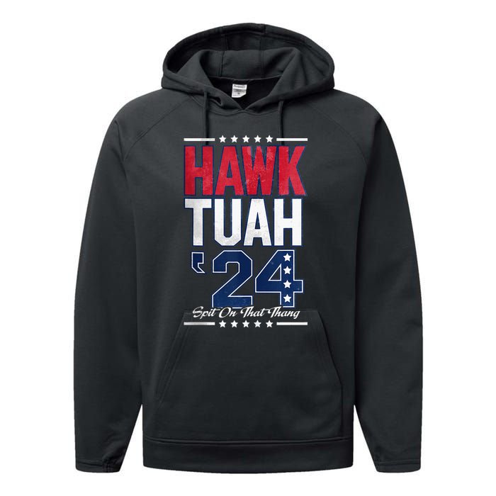 Hawk Tush Spit On That Thing Viral Election Performance Fleece Hoodie