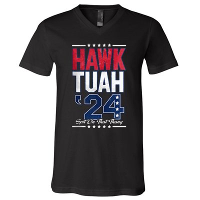 Hawk Tush Spit On That Thing Viral Election V-Neck T-Shirt