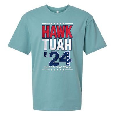 Hawk Tush Spit On That Thing Viral Election Sueded Cloud Jersey T-Shirt