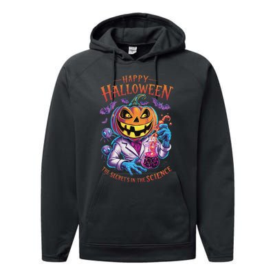 Halloween The Secret’S In The Science Teacher Scientist Fun Performance Fleece Hoodie