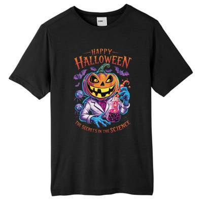 Halloween The Secret’S In The Science Teacher Scientist Fun Tall Fusion ChromaSoft Performance T-Shirt