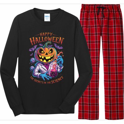 Halloween The Secret’S In The Science Teacher Scientist Fun Long Sleeve Pajama Set