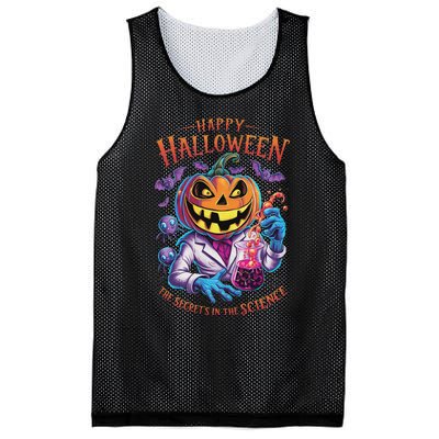 Halloween The Secret’S In The Science Teacher Scientist Fun Mesh Reversible Basketball Jersey Tank