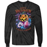 Halloween The Secret’S In The Science Teacher Scientist Fun Tie-Dye Long Sleeve Shirt