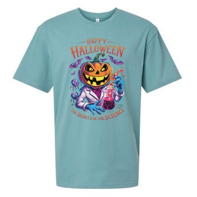 Halloween The Secret’S In The Science Teacher Scientist Fun Sueded Cloud Jersey T-Shirt