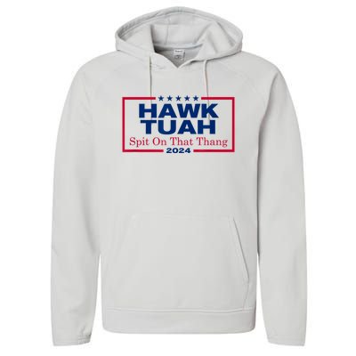 Hawk Tush Spit On That Thang Viral Election Parody Performance Fleece Hoodie