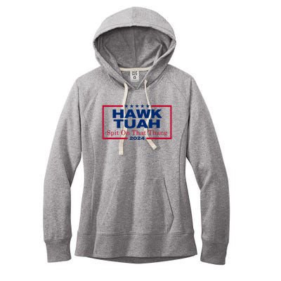 Hawk Tush Spit On That Thang Viral Election Parody Women's Fleece Hoodie