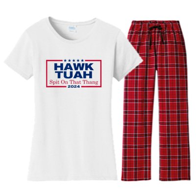 Hawk Tush Spit On That Thang Viral Election Parody Women's Flannel Pajama Set