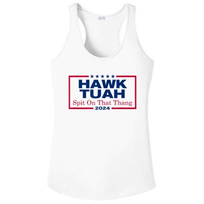 Hawk Tush Spit On That Thang Viral Election Parody Ladies PosiCharge Competitor Racerback Tank