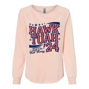 Hawk Tush Spit On That Thing Presidential Candidate Parody Womens California Wash Sweatshirt