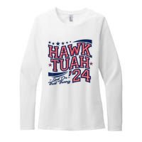 Hawk Tush Spit On That Thing Presidential Candidate Parody Womens CVC Long Sleeve Shirt