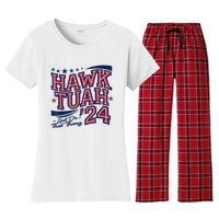 Hawk Tush Spit On That Thing Presidential Candidate Parody Women's Flannel Pajama Set