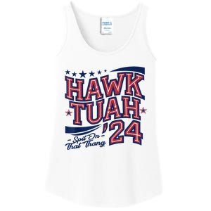 Hawk Tush Spit On That Thing Presidential Candidate Parody Ladies Essential Tank