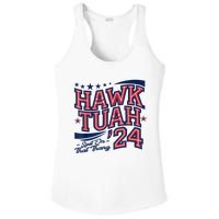 Hawk Tush Spit On That Thing Presidential Candidate Parody Ladies PosiCharge Competitor Racerback Tank