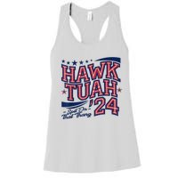 Hawk Tush Spit On That Thing Presidential Candidate Parody Women's Racerback Tank