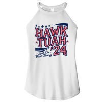 Hawk Tush Spit On That Thing Presidential Candidate Parody Women's Perfect Tri Rocker Tank