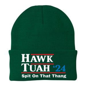 Hawk Tush Spit On That Thing Presidential Candidate Parody Knit Cap Winter Beanie