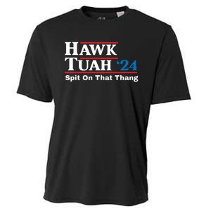 Hawk Tush Spit On That Thing Presidential Candidate Parody Cooling Performance Crew T-Shirt