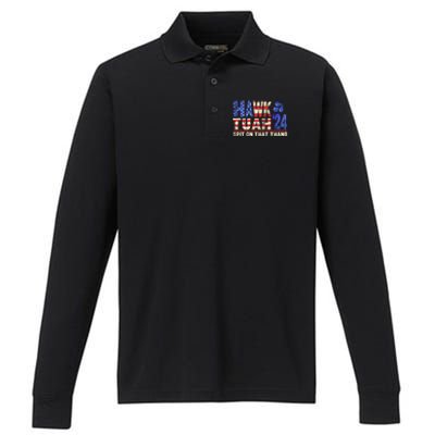 Hawk Tush Spit On That Thing 2024 Gift Performance Long Sleeve Polo