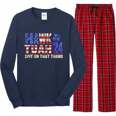 Hawk Tush Spit On That Thing 2024 Gift Long Sleeve Pajama Set