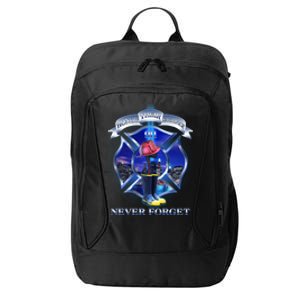 Honor Their Sacrifice Never Forget 911 September 11 Fire Fighters Heroes City Backpack