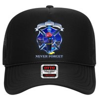 Honor Their Sacrifice Never Forget 911 September 11 Fire Fighters Heroes Trucker Hat
