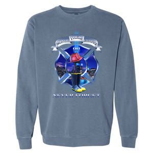 Honor Their Sacrifice Never Forget 911 September 11 Fire Fighters Heroes Garment-Dyed Sweatshirt